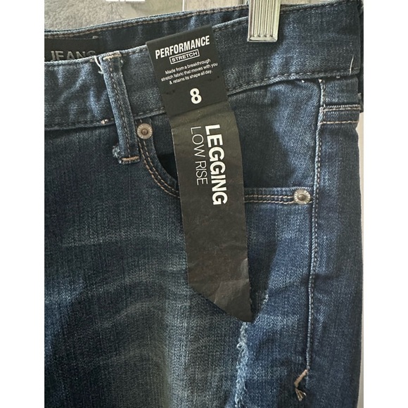 Express Low Rise Jean Stretch Legging. Size 8. Regular Length NWT - Picture 3 of 5